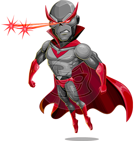 Evil Villain Cartoon Character
