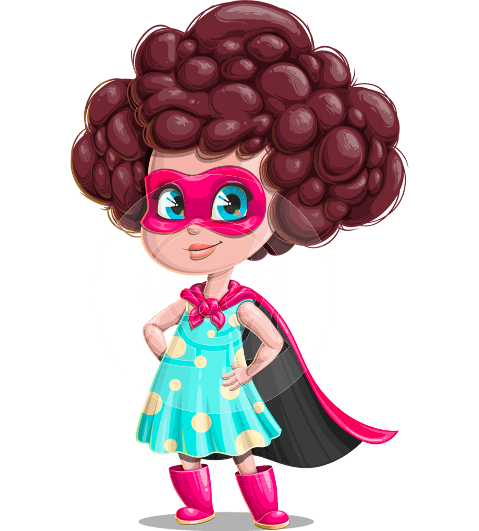 Girl Superhero Child Cartoon Character