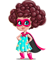 Girl Superhero Child Cartoon Character