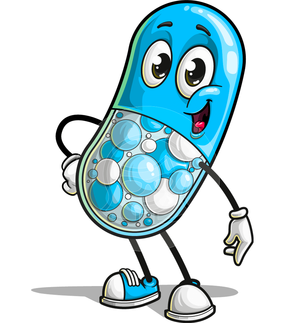 Capsule Cartoon Character