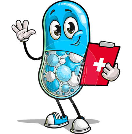 Capsule Cartoon Character