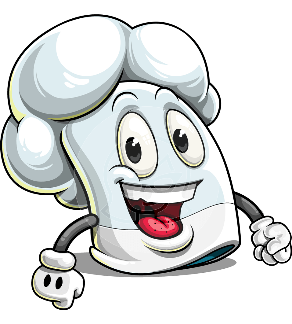 Chef Hat Cartoon Character