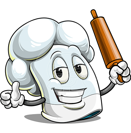 Chef Hat Cartoon Character