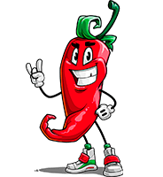 Chili Pepper Cartoon Character