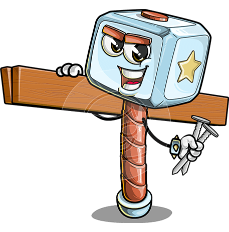 Mallet Cartoon Character