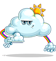 Sunny Cloud Cartoon Character