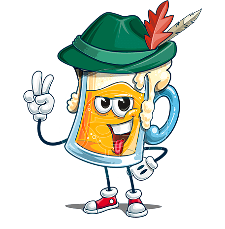 Beer Mug Cartoon Character