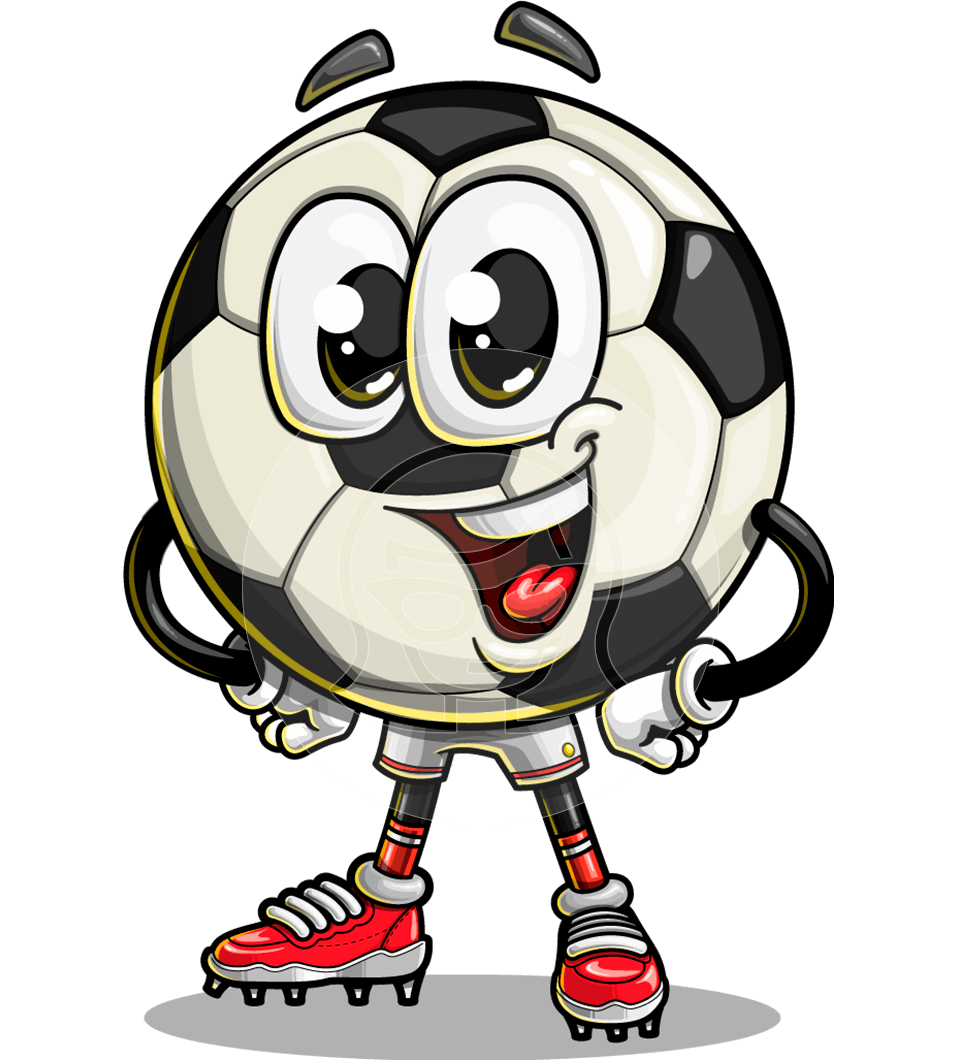 Soccer Ball Cartoon Character