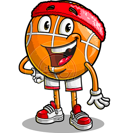 Basketball Cartoon Character