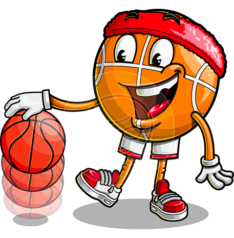 Basketball Cartoon Character