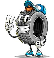 Tire Cartoon Character