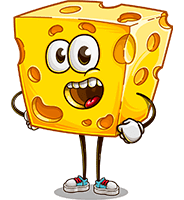 Cheese Cartoon Character