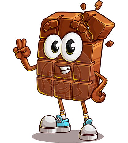 Chocolate Cartoon Character
