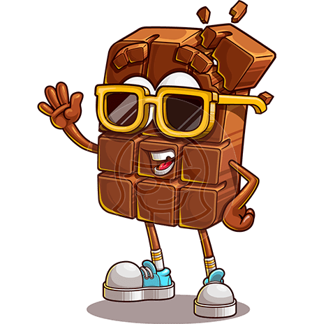 Chocolate Cartoon Character