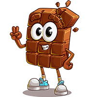Chocolate Cartoon Character