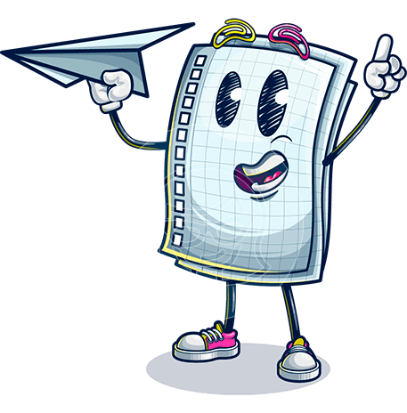 Paper Cartoon Character