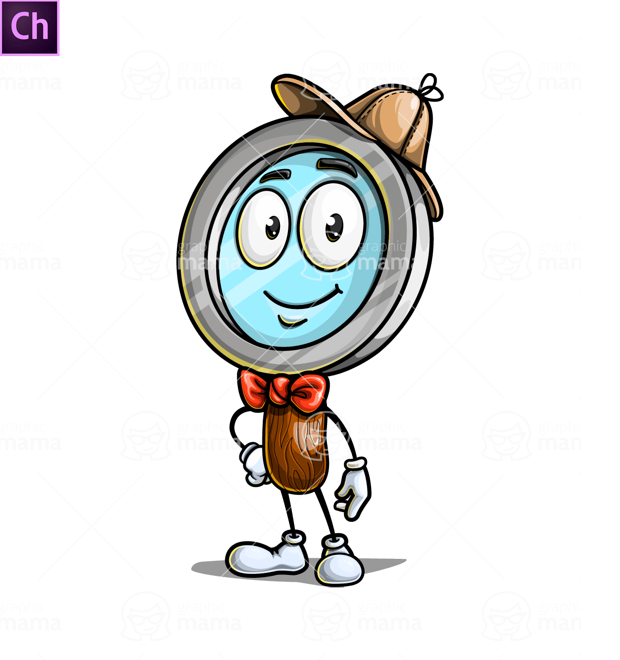 Magnifying Glass Character Animator Puppet