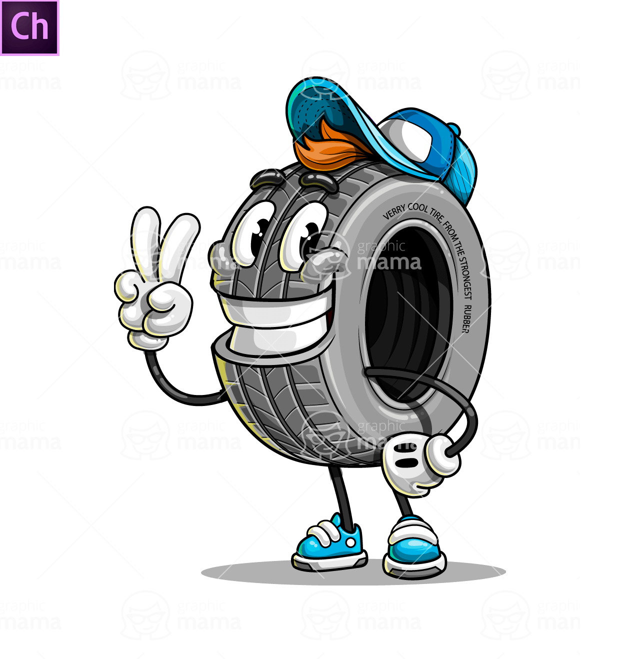 Tire Character Animator Puppet