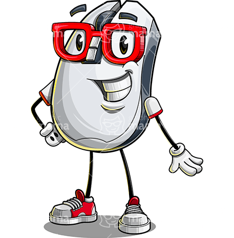 Computer Mouse Character Animator Puppet