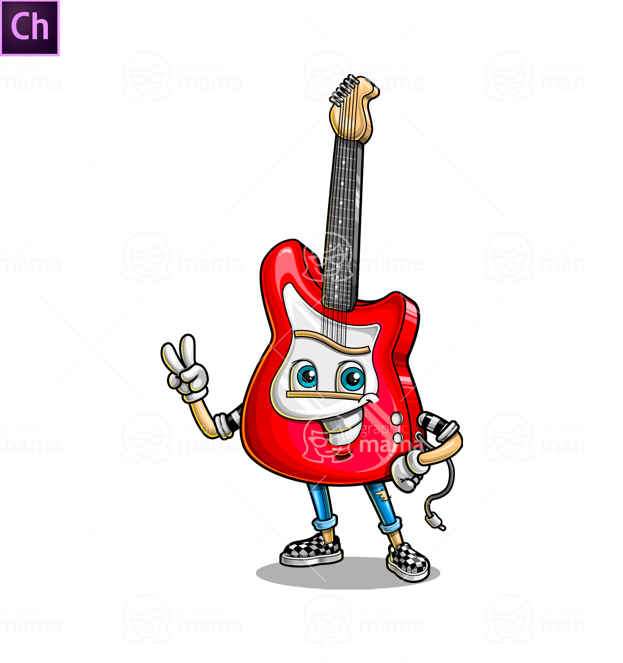 Guitar Character Animator Puppet