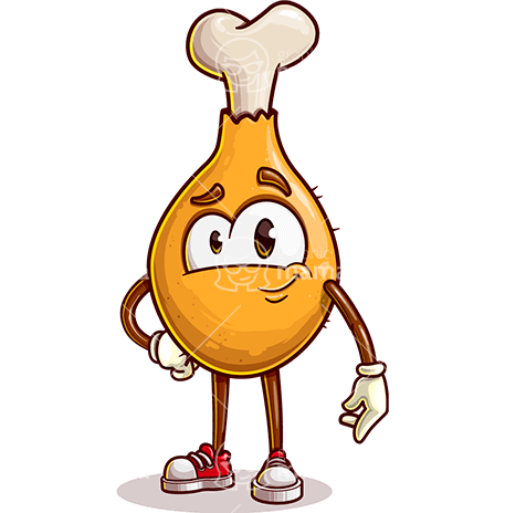 Chicken Drumstick Character Animator Puppet