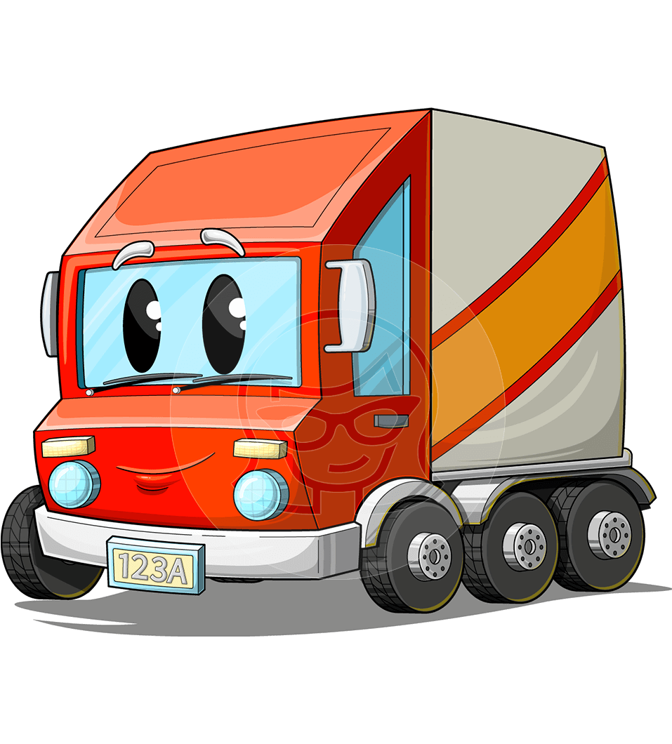 Truck Cartoon Character