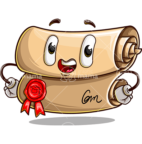 Cute Diploma Character Animator Puppet