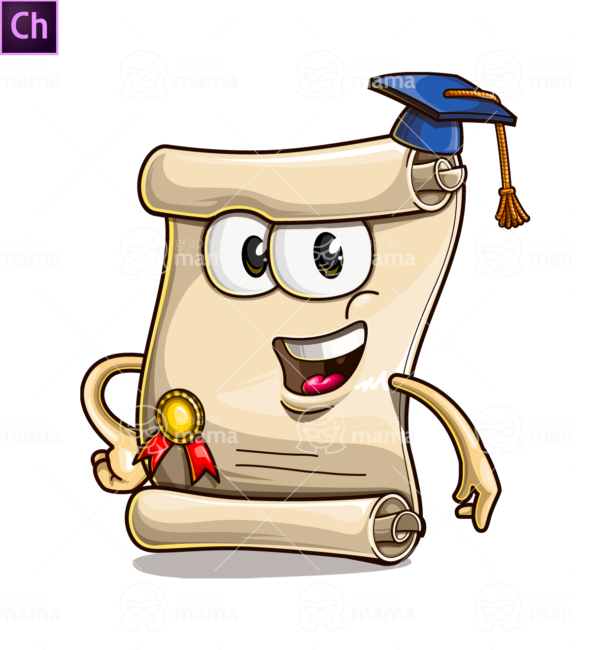 Graduation Diploma Character Animator Puppet