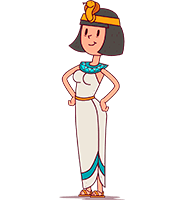 Cleopatra Cartoon Character