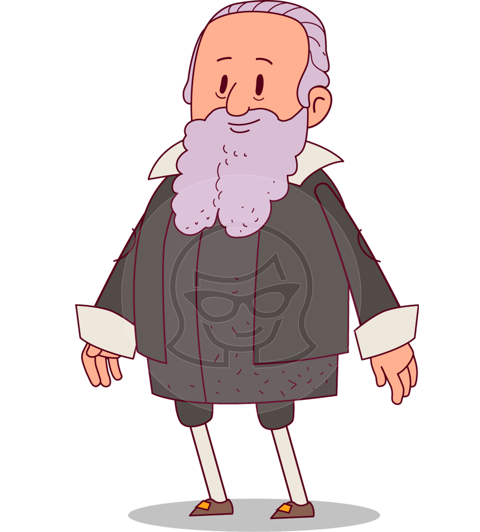 Galileo Galilei Cartoon Character