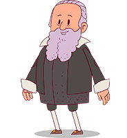 Galileo Galilei Cartoon Character