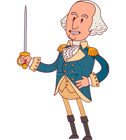 George Washington Cartoon Character