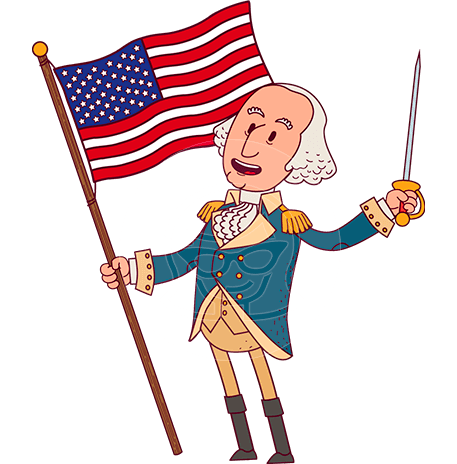 George Washington Cartoon Character