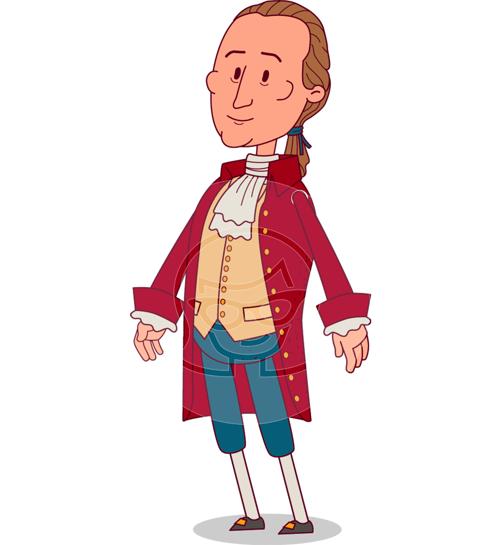 Thomas Jefferson Cartoon Character