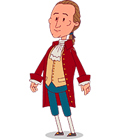 Thomas Jefferson Cartoon Character