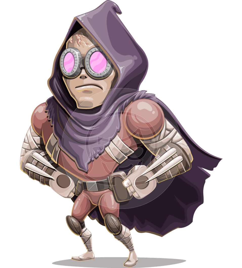 Super Villain Cartoon Character