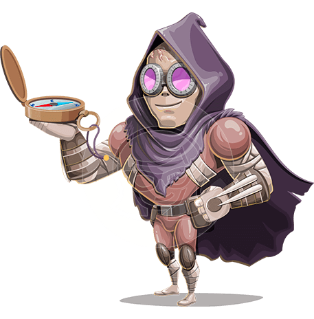 Super Villain Cartoon Character