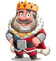 Funny King Cartoon Character